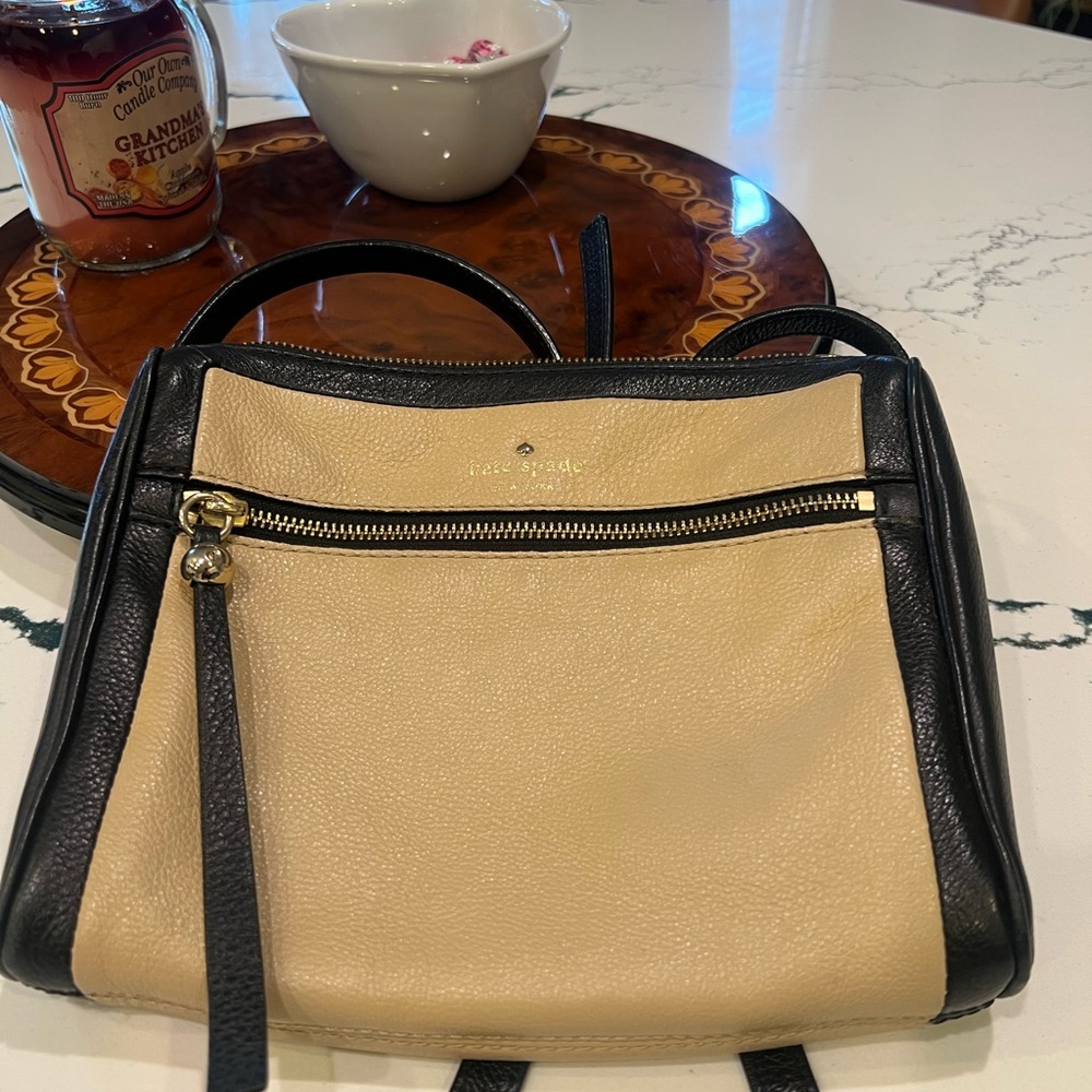Kate Spade Black and Tan Women's Bag